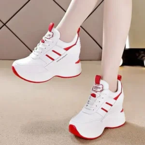 Saraastyle Women Fashion Platform Lace-Up Sneakers