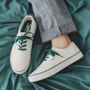 Saraastyle Fashion Solid Color Breathable Canvas Shoes