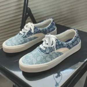 Saraastyle Vintage Breathable Printed Canvas Shoes