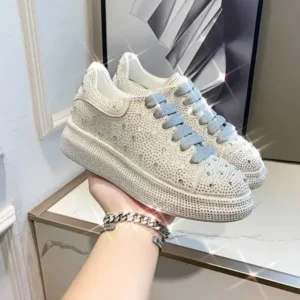 Saraastyle Casual Rhinestone Platform Sneakers