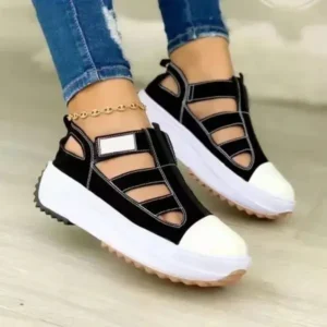 Saraastyle Creative Cutout Platform Sneakers