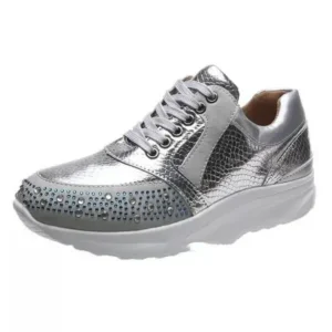 Saraastyle Women Fashion Rhinestones Sneakers