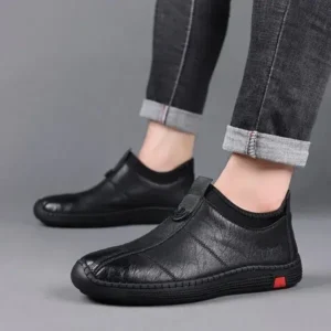 Saraastyle Men Casual Non-Slip Flat Pu Shoes