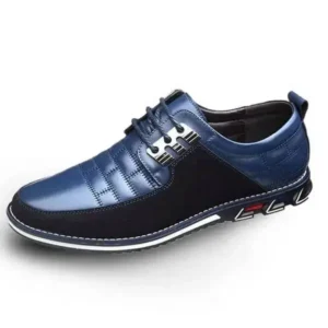 Saraastyle Men Casual Check Pu Shoes