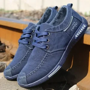 Saraastyle Men Casual Breathable Low Top Canvas Shoes