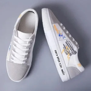 Saraastyle Men Casual Breathable Canvas Shoes