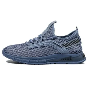 Saraastyle Men Casual Breathable Hollow Mesh Soft Sole Sports Shoes