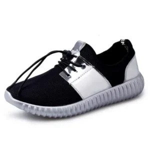 Saraastyle Men Casual Color Matching Mesh Breathable Wear-Resistant Sports Shoes