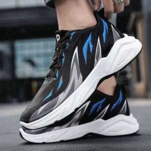 Saraastyle Men Fashion Color Matching Breathable Running Sneakers