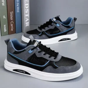 Saraastyle Men'S Fashion Hollow Mesh Breathable Sneakers