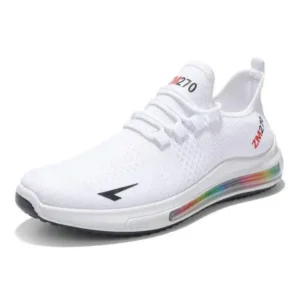 Saraastyle Men'S Casual Rainbow Bottom Air Cushion Running Sneakers