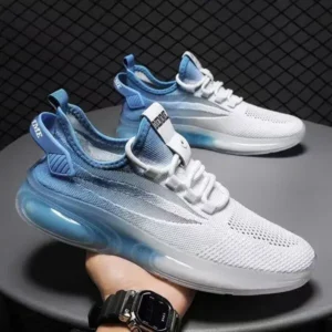 Saraastyle Men'S Fashion Jelly Bottom Mesh Breathable Sneakers