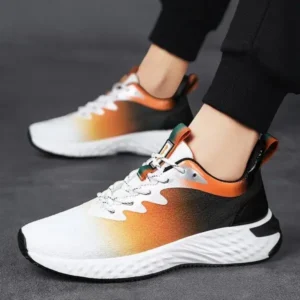 Saraastyle Men'S Fashion Breathable Mesh Color Block Sneakers