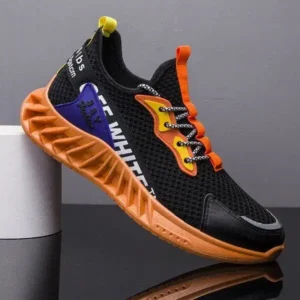 Saraastyle Men'S Fashion Breathable Color Block Air Cushion Sneakers