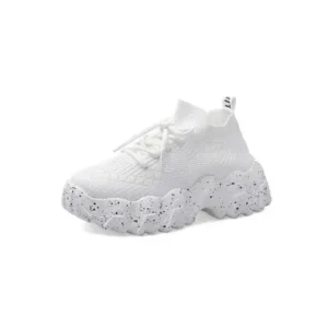 Saraastyle Women Casual Mesh Breathable Platform Sneakers