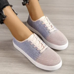 Saraastyle Summer Women Fashion Casual Fly-Woven Mesh Breathable Sneakers