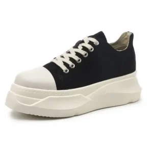 Saraastyle Women Casual Breathable Low Top Canvas Platform Shoes