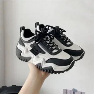 Saraastyle Women Fashion Solid Color Platform Casual Sneakers